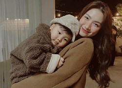 Hoa Minzy &quot;cuts the hearts&quot; of fans because of the simple but emotional moment with baby Bo after the divorce