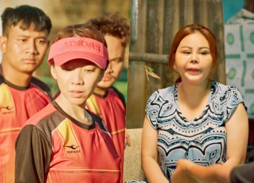 Lê Giang gây cười bằng tiếng chửi, Thu Trang - Tiến Luật làm cầu thủ cực ngầu