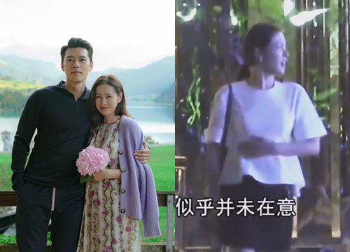 Son Ye Jin lộ clip vừa đi vừa xoa bụng, nghi vấn mang thai với Hyun Bin?