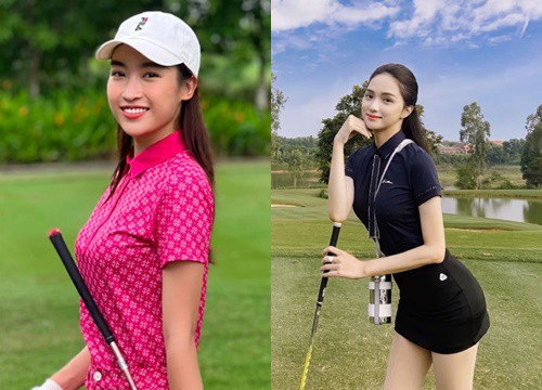 Hương Giang và những "bóng hồng sân golf" của showbiz Việt