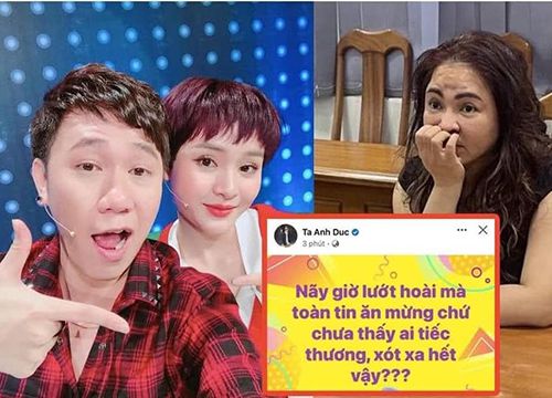 Anh Đức cà khịa bà Phương Hằng khi bị "gông cổ", netizen đá đểu: 'Tốt lành hơn ai'