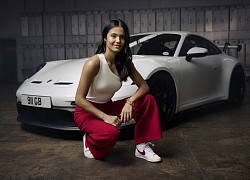Emma Raducanu khỏe khoắn trong vai trò Đại sứ thương hiệu của Porsche
