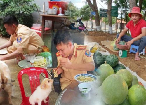 Thượng úy CSGT đi bốc vác, phụ hồ thêm để kiế.m tiề.n cứu hộ chó mèo từ lò mổ