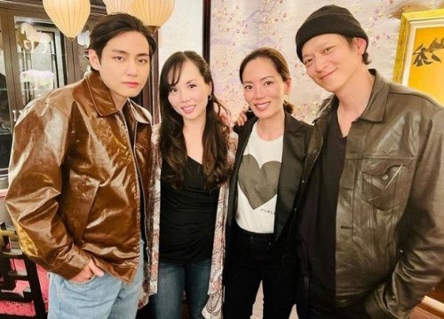 Khi nam thần đẹp trai nhất thế giới V (BTS) và "thánh sống" Kang Dong Won hội ngộ cùng khung hình ở Mỹ, chọn sao nổi ai soái hơn