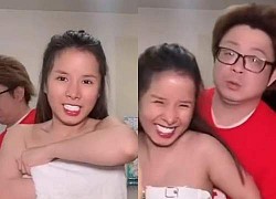 Ms. Nhan Vlog &#39;undressed&#39; on air, the reaction of her Japanese husband was surprising