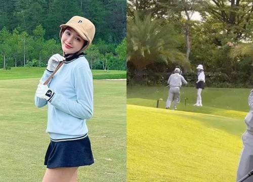 Lộ clip Hiền Hồ vô tư đi chơi golf sau khi lên tiếng xin lỗi về drama "anh em nương tựa", sự thật ra sao?