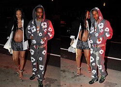 Rihanna và ASAP Rocky lần đầu xuất hiện với biểu cảm đáng lo sau vụ bị cảnh sát bắt khẩn cấp