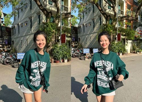 Han Hang confidently put her bare face on the street, what is her real beauty?