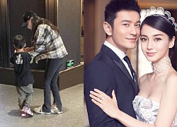 Angelababy lủi thủi đưa quý tử đi chơi giữa bão hẹn hò của Huỳnh Hiểu Minh