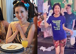 Miss Grand Hong Kong was caught holding bread and dancing jubilantly on the streets of Vietnam