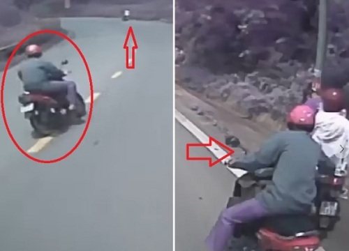 'Người hùng' kể lại khoảnh khắc đuổi theo để cứu xe máy mất phanh đổ đèo Tam Đảo