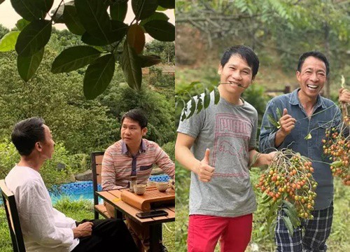 Trọng Tấn khám phá trang trại nghìn mét vuông của Việt Hoàn