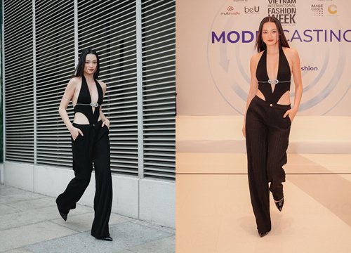 Quỳnh Anh - Quán quân Supermodelme về Việt Nam casting Tuần lễ Thời trang Việt Nam