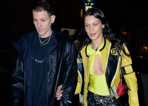 "Chân dài" Bella Hadid lên đồ gợi cảm đi chơi trong ngày sinh nhật bạn trai