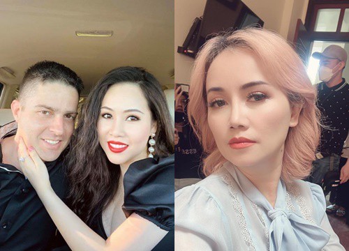 'Nữ diễn viên 'lùn nhất showbiz Việt' Trương Phương gặp lại chồng Tây sau hơn 2 năm, Đào Hoàng Yến vào bình luận một câu ai nghe cũng 'đỏ mặt'