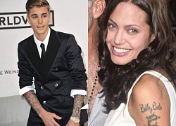 Justin Bieber và dàn sao hối hận về những hình xăm: Lúc xăm phấn khích, bây giờ 'hết hồn'