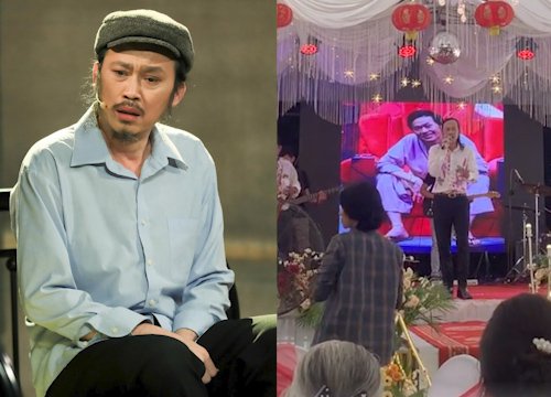 Hoai Linh appeared at a rural wedding, the reaction of people around was surprising