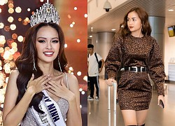 Miss Ngoc Chau was blocked by airport security because of her beautiful dress, suspected of working as a &quot;trafficker selling incense&quot;