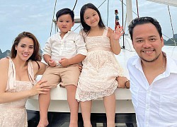 Rời showbiz theo chồng, Trang Nhung đi du thuyền, sống an nhàn