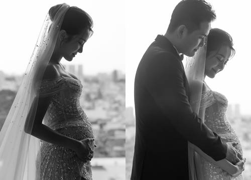 Karen Nguyễn khoe bụng bầu lớn trong ngày lễ vu quy, tiết lộ giới tính nhóc tì