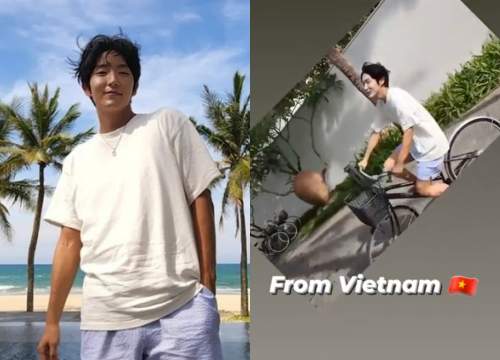 Lee Jun Ki gây náo loạn Hội An: Đi dép tông, phấn khích đạp xe như trẻ con