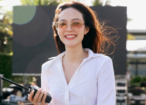 Minh Hằng tổng duyệt cho lễ cưới