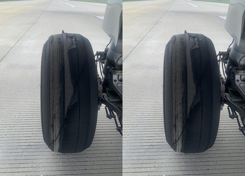 Máy bay bị bong lốp khi cất cánh ở Đà Lạt vẫn hạ cánh an toàn tại Nội Bài