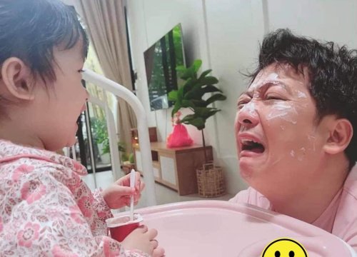 Những lần Trường Giang "gục ngã" vì con gái: Chuẩn "bố bỉm của năm"
