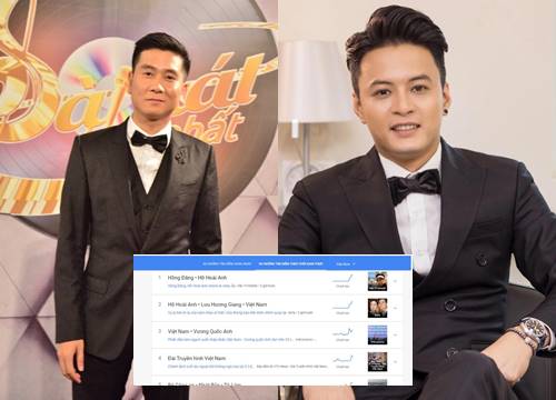 Hồng Đăng và Hồ Hoài Anh bất ngờ leo lên top 1 tìm kiếm của Google ngày đầu tháng 7