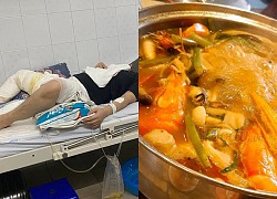 Hotpot restaurant makes customers seriously burned but looks down on life, get goosebumps when looking at the wound