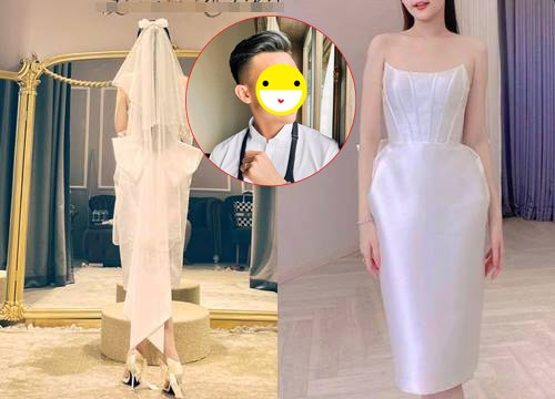 Chồng sắp cưới của Lê Âu Ngân Anh sở hữu profile "khủng", hé lộ ảnh nàng hậu diện váy cưới xinh đẹp