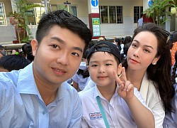 Nhat Kim Anh reunited with her ex-husband to attend the children&#39;s closing ceremony, revealing the reason why he couldn&#39;t heal