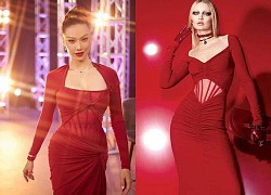 Kim Duyen continues to be accused of wearing a &quot;fake&quot; dress of supermodel Gigi Hadid after being noisy with basic knowledge