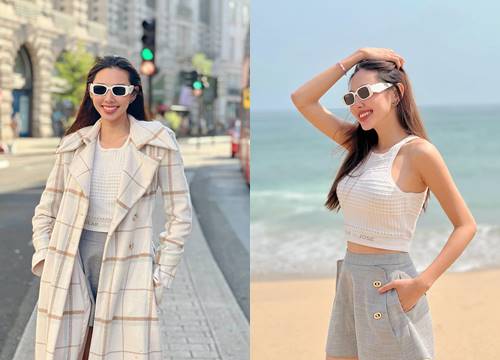 Thùy Tiên khoe dáng ở trời Tây sau khi rộ tin đồn đã có bạn trai, đang là CEO "giàu có"
