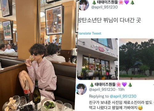 Vô tình đến ăn 1 nhà hàng, V (BTS) giúp PR miễn phí, khách kéo đến nườm nượp