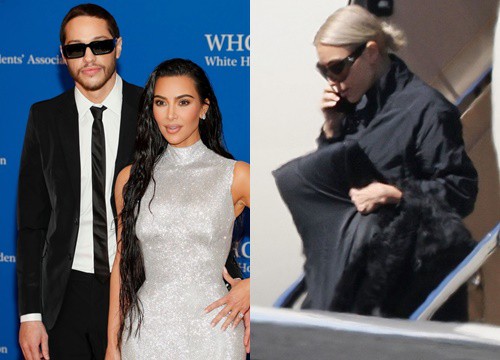 Kim Kardashian gầy gò bước xuống từ máy bay sau chuyến đến Úc thăm tình trẻ