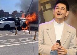 HOT: Lam Chi Dinh had a serious accident, the car caught on fire, the actor&#39;s condition made fans sad