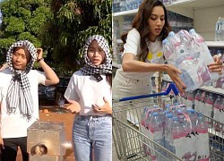 Away from Quang Linh&#39;s arms, Thuy Tien continues to do charity work in the West despite the busy schedule