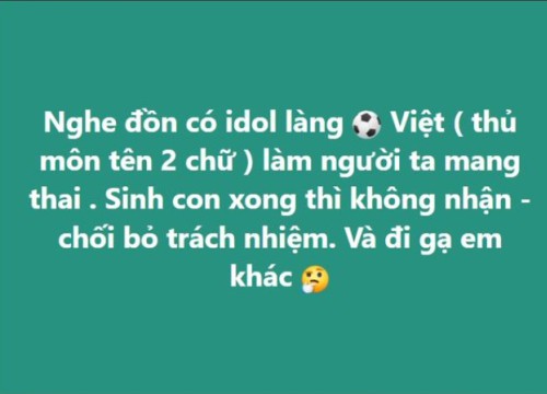 Thêm 1 cô gái tố thủ môn nổi tiếng Việt Nam 'cắm sừng', lí do chia tay khiến CĐM phẫn nộ