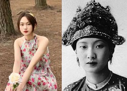 The girl with the same appearance as Nam Phuong, the young queen, caused a stir on social media