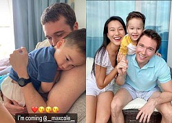 Ex-husband Hoang Oanh revealed that he was about to return to Vietnam to reunite with his son after being suspected of having &quot;new love&quot;.