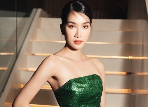 Á hậu Phương Anh hóa "nàng thơ" yêu kiều với đầm xanh nổi bật