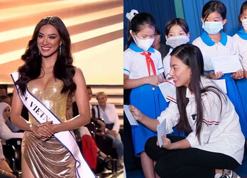 Á hậu Kim Duyên làm từ thiện sau ồn ào "bị buộc thôi học", gian lận học vấn