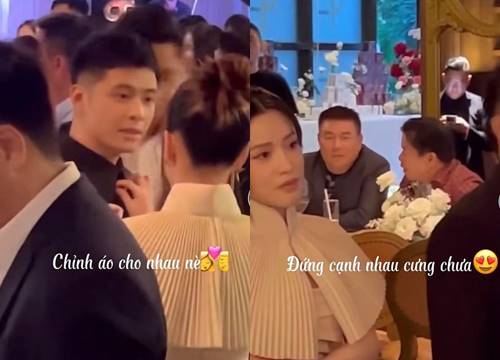 "Chối gì nữa", Puka đã chu đáo chỉnh áo cho Gin Tuấn Kiệt chốn đông người đây rồi