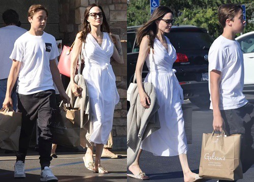 Con trai út của Angelina Jolie cao lớn ở tuổi 14