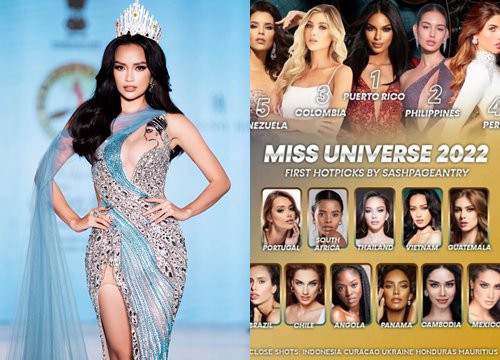 Hoa hậu Ngọc Châu bất ngờ bị chuyên trang nhan sắc dự đoán out top 5 Miss Universe 2022