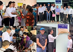 Thuy Tien and Cong Vinh are simple, spend their own money to do charity work