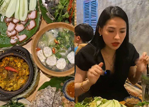 Hà Linh review quán Trường Giang: Giá thành hơi cao