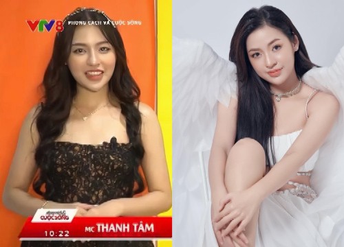 Hot Tik Tok Trần Thanh Tâm khoe làm MC VTV, khán giả ngã ngửa nhan sắc thật