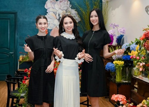 Hình ảnh đời thường của Hoa hậu Mai Phương và hai Á hậu